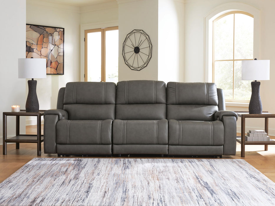 5Z - Pittson - Power Reclining Sectional – Reclining Sectionals by Signature Design by Ashley® at Furniture Wholesale Plus , Nashville furniture store