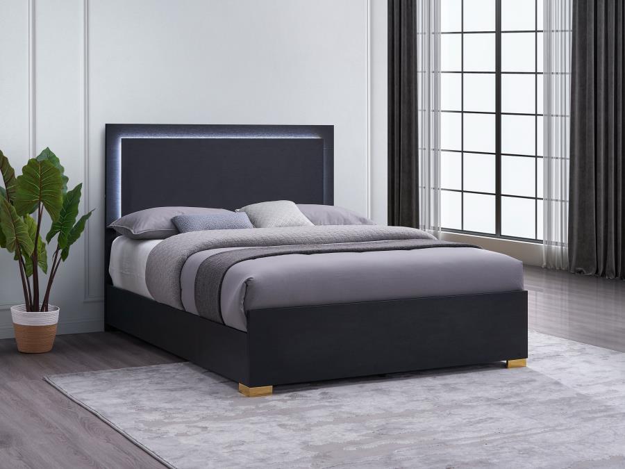 Marceline - Wood LED Panel Bed – Panel Beds by Coaster Fine Furniture at Furniture Wholesale Plus , Nashville furniture store