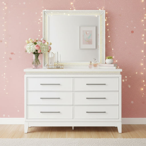 Reflections - Youth 6 Drawer Dresser With Lights – Dressers by Liberty Furniture at Furniture Wholesale Plus , Nashville furniture store