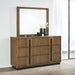 Terrace - 6-Drawer Dresser And Mirror - Ash Brown – Dresser & Mirror by Coaster Fine Furniture at Furniture Wholesale Plus , Nashville furniture store