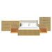 Sylvie - Bedroom Set With Upholstered Bed – 3 Piece Bedroom Sets by Elements International at Furniture Wholesale Plus , Nashville furniture store