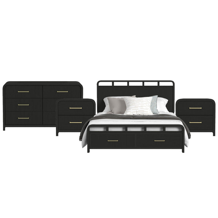 Ridgemont - Storage Bedroom Set – 3 Piece Bedroom Sets by Elements International at Furniture Wholesale Plus , Nashville furniture store