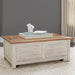 Farmhouse Reimagined - Storage Trunk - Antique White / Chestnut Tops – Storage Trunks by Liberty Furniture at Furniture Wholesale Plus , Nashville furniture store