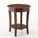 Troy - End Table 20" Round - Brown – End Tables by Steve Silver Furniture at Furniture Wholesale Plus , Nashville furniture store
