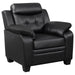 Finley - Upholstered Padded Arm Tufted Accent Chair - Black - Premium Arm Chairs from CoasterEveryday - Just $439! Shop now at Furniture Wholesale Plus  We are the best furniture store in Nashville, Hendersonville, Goodlettsville, Madison, Antioch, Mount Juliet, Lebanon, Gallatin, Springfield, Murfreesboro, Franklin, Brentwood