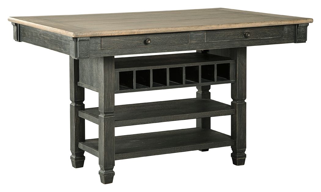 Tyler Creek - Rectangular Dining Room Counter Table - Black / Gray – Counter Tables by Signature Design by Ashley® at Furniture Wholesale Plus , Nashville furniture store