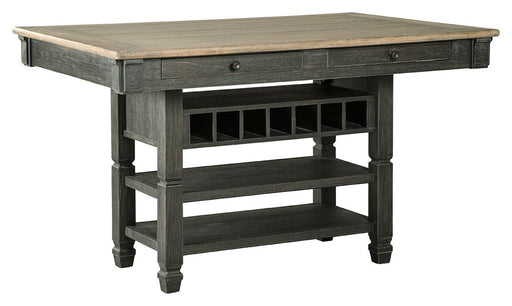 Tyler Creek - Black / Gray - Rectangular Dining Room Counter Table - Premium Counter Tables from Signature Design by Ashley® - Just $728! Shop now at Furniture Wholesale Plus  We are the best furniture store in Nashville, Hendersonville, Goodlettsville, Madison, Antioch, Mount Juliet, Lebanon, Gallatin, Springfield, Murfreesboro, Franklin, Brentwood