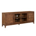 Shaker Lakes - 82" TV Console - Harvest Brown – TV Stands by Liberty Furniture at Furniture Wholesale Plus , Nashville furniture store