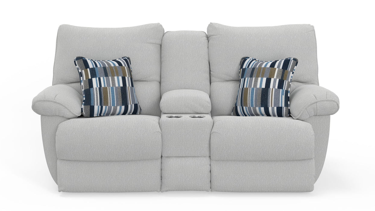 Lenny - Power Lay Flat Reclining Console Loveseat – Reclining Loveseats by Catnapper at Furniture Wholesale Plus , Nashville furniture store