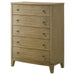 Granada - 5-Drawer Bedroom Chest Of Drawers - Natural Pine – Accent Chests by Coaster Fine Furniture at Furniture Wholesale Plus , Nashville furniture store
