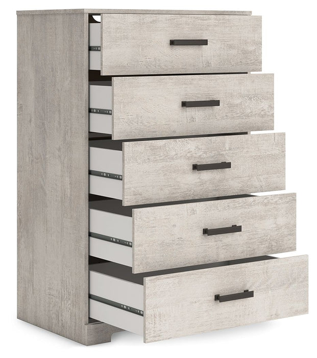Shawburn - Five Drawer Chest - Gray – Accent Chests by Signature Design by Ashley® at Furniture Wholesale Plus , Nashville furniture store