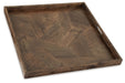 Heddford - Tray - Brown – Trays by Signature Design by Ashley® at Furniture Wholesale Plus , Nashville furniture store