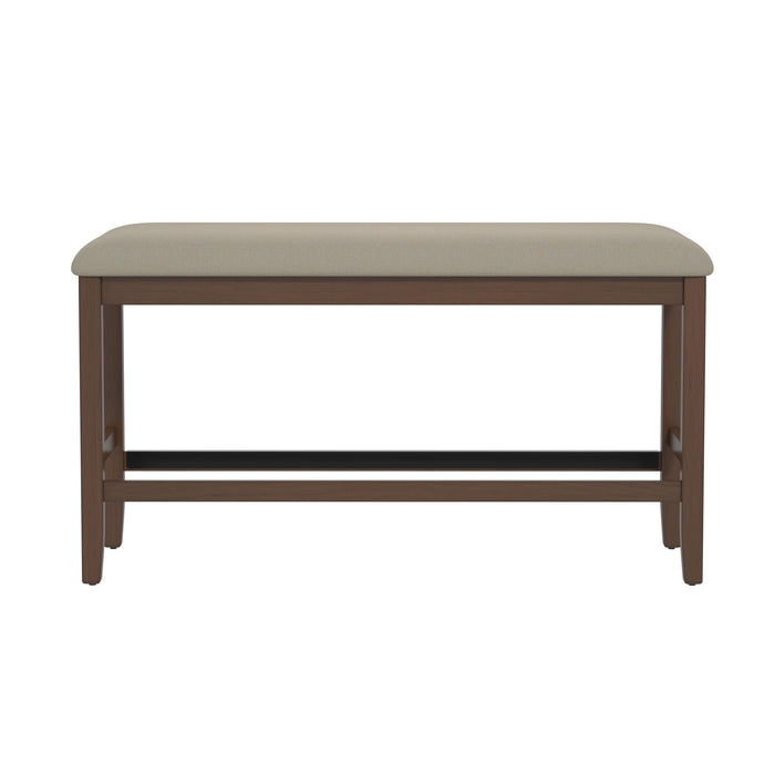 Seneca - Gathering Height Bench - Premium Upholstered Benches from Emerald Home - Just $179! Shop now at Furniture Wholesale Plus  We are the best furniture store in Nashville, Hendersonville, Goodlettsville, Madison, Antioch, Mount Juliet, Lebanon, Gallatin, Springfield, Murfreesboro, Franklin, Brentwood