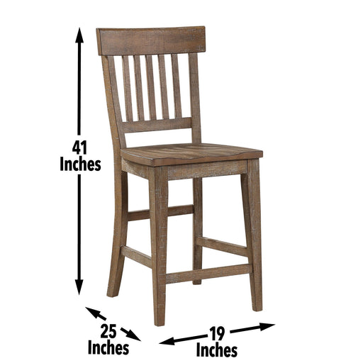 Riverdale - Counter Chair (Set of 2) - Dark Brown – Chair Sets by Steve Silver Furniture at Furniture Wholesale Plus , Nashville furniture store