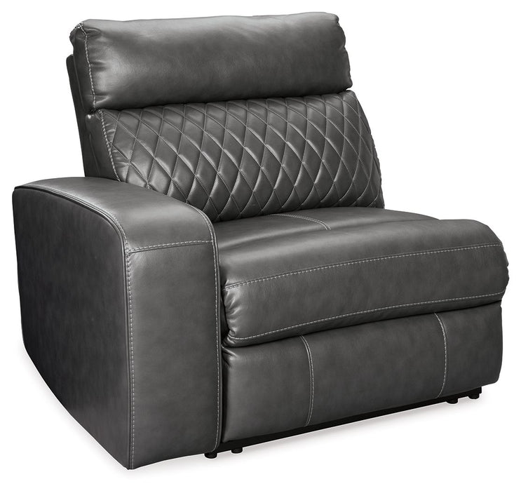 Samperstone - Power Reclining Sectional – Reclining Sectionals by Signature Design by Ashley® at Furniture Wholesale Plus , Nashville furniture store