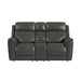 Mustang - P3 Loveseat With Console – Reclining Loveseats by Elements International at Furniture Wholesale Plus , Nashville furniture store