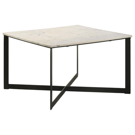 Tobin - Square Marble Top Table – End Tables by Coaster Fine Furniture at Furniture Wholesale Plus , Nashville furniture store