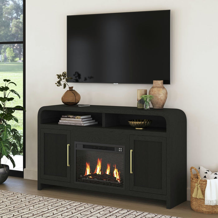 Ridgemont - Complete Fireplace Cabinet – Fireplace TV Stands by Elements International at Furniture Wholesale Plus , Nashville furniture store