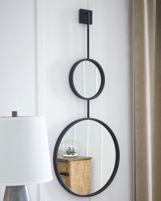 Brewer - Accent Mirror - Black – Accent Mirrors by Signature Design by Ashley® at Furniture Wholesale Plus , Nashville furniture store