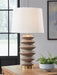 Jyllyard - Poly Table Lamp - Brown / Gold Finish – Table Lamps by Signature Design by Ashley® at Furniture Wholesale Plus , Nashville furniture store