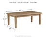Gerianne - Rectangular Cocktail Table - Brown – Coffee Tables by Signature Design by Ashley® at Furniture Wholesale Plus , Nashville furniture store