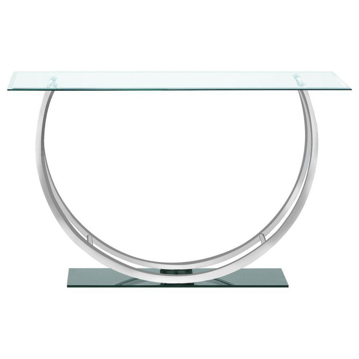 Danville - Rectangular U-Shaped Glass Top Table – End Tables by CoasterEssence at Furniture Wholesale Plus , Nashville furniture store