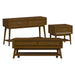 Santa Barbara - 3 Piece Occasional Table Set (Coffee Table, End Table & Sofa) - Walnut – Table Sets by Elements International at Furniture Wholesale Plus , Nashville furniture store