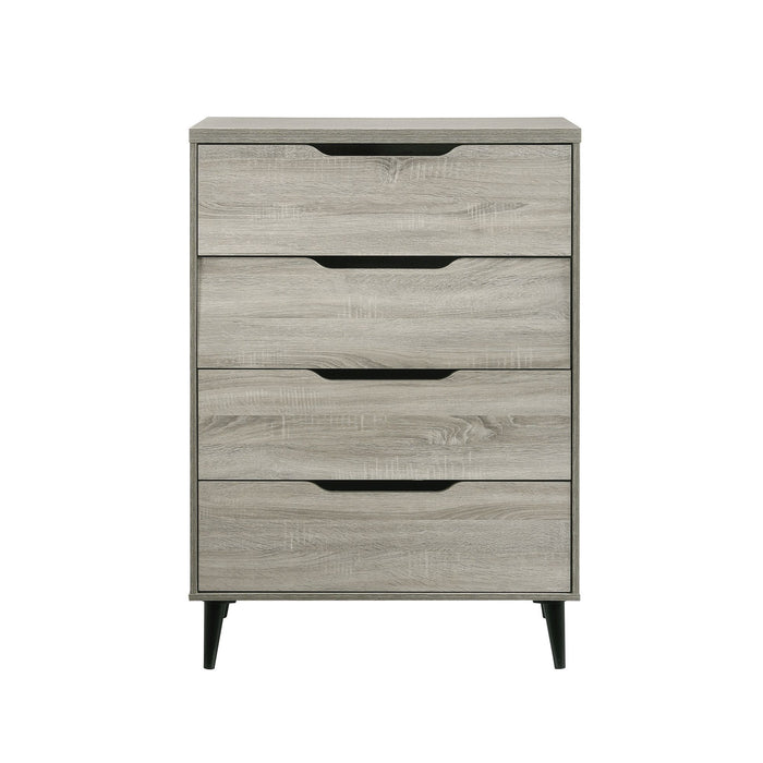 Ernesto - 4-Drawer Chest With Interlock – Accent Chests by Elements International at Furniture Wholesale Plus , Nashville furniture store
