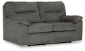 Bindura - Glider Loveseat - Mineral – Stationary Loveseats by Signature Design by Ashley® at Furniture Wholesale Plus , Nashville furniture store