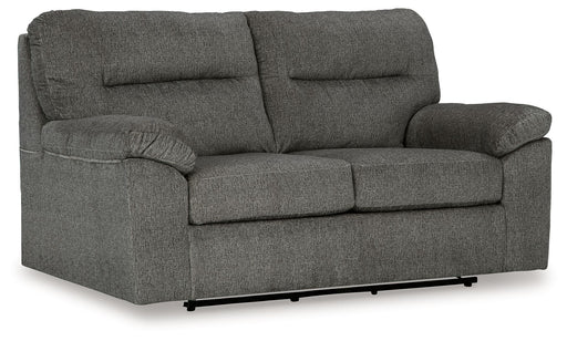 Bindura - Glider Loveseat - Mineral – Stationary Loveseats by Signature Design by Ashley® at Furniture Wholesale Plus , Nashville furniture store