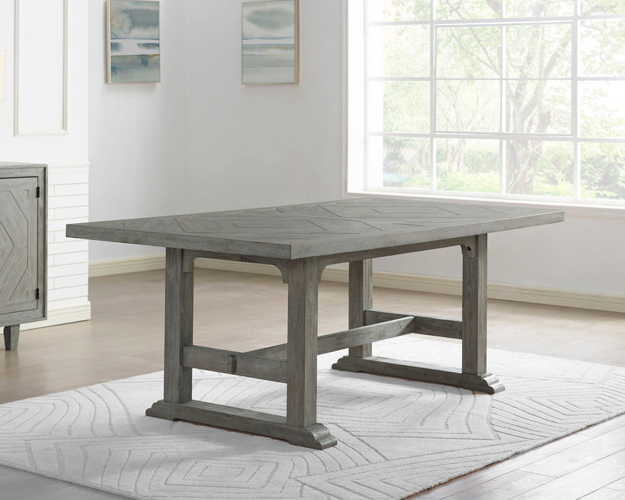 Whitford - Dining Table - Gray – Dining Tables by Steve Silver Furniture at Furniture Wholesale Plus , Nashville furniture store