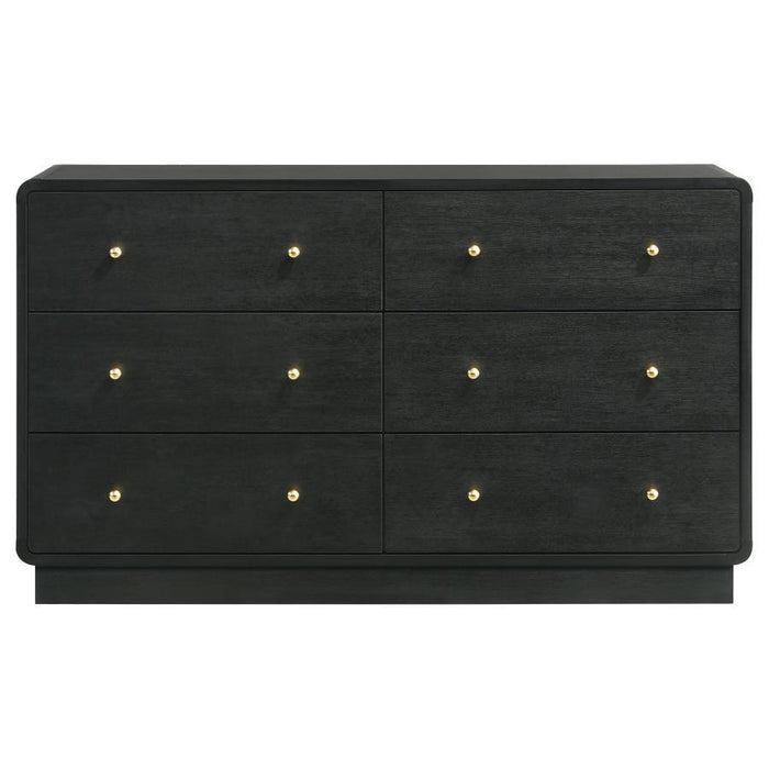 Cavelle - 6-Drawer Dresser – Dressers by Coaster Fine Furniture at Furniture Wholesale Plus , Nashville furniture store