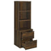 Westpark - 3-Shelf Bookcase USB And Lockable Drawer - Premium Standard Bookcases from Coaster Fine Furniture - Just $279! Shop now at Furniture Wholesale Plus  We are the best furniture store in Nashville, Hendersonville, Goodlettsville, Madison, Antioch, Mount Juliet, Lebanon, Gallatin, Springfield, Murfreesboro, Franklin, Brentwood