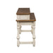 Morgan Creek - Console Bar Table - Antique White / Wirebrushed Tobacco Accents – Console Tables by Liberty Furniture at Furniture Wholesale Plus , Nashville furniture store