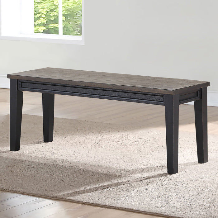 Raven - Noir Bench - Dark Brown – Dining Benches by Steve Silver Furniture at Furniture Wholesale Plus , Nashville furniture store