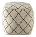 Lattice - Square Pouf - Beige - Premium Accent Poufs from Steve Silver Furniture - Just $109! Shop now at Furniture Wholesale Plus  We are the best furniture store in Nashville, Hendersonville, Goodlettsville, Madison, Antioch, Mount Juliet, Lebanon, Gallatin, Springfield, Murfreesboro, Franklin, Brentwood
