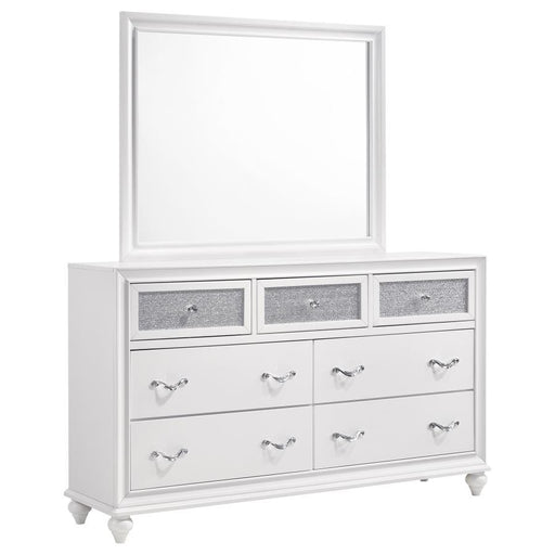 Barzini - 7-drawer Dresser With Mirror - Premium Dresser & Mirror from CoasterEveryday - Just $839! Shop now at Furniture Wholesale Plus  We are the best furniture store in Nashville, Hendersonville, Goodlettsville, Madison, Antioch, Mount Juliet, Lebanon, Gallatin, Springfield, Murfreesboro, Franklin, Brentwood
