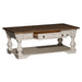 Morgan Creek - Cocktail Table - Antique White / Wirebrushed Tobacco Accents – Cocktail Tables by Liberty Furniture at Furniture Wholesale Plus , Nashville furniture store