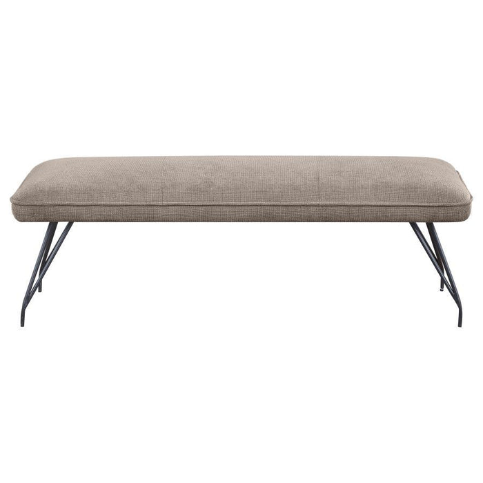 Dodson - Fabric Upholstered Dining Bench – Upholstered Benches by Coaster Fine Furniture at Furniture Wholesale Plus , Nashville furniture store