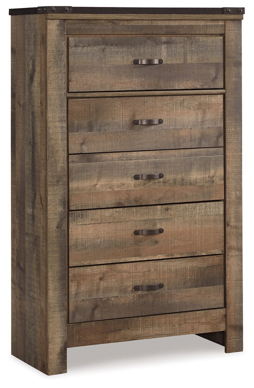 Trinell - Five Drawer Chest - Brown – Accent Chests by Signature Design by Ashley® at Furniture Wholesale Plus , Nashville furniture store