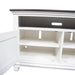 Allyson Park - 46" TV Console - Wirebrushed White / Charcoal – TV Stands by Liberty Furniture at Furniture Wholesale Plus , Nashville furniture store