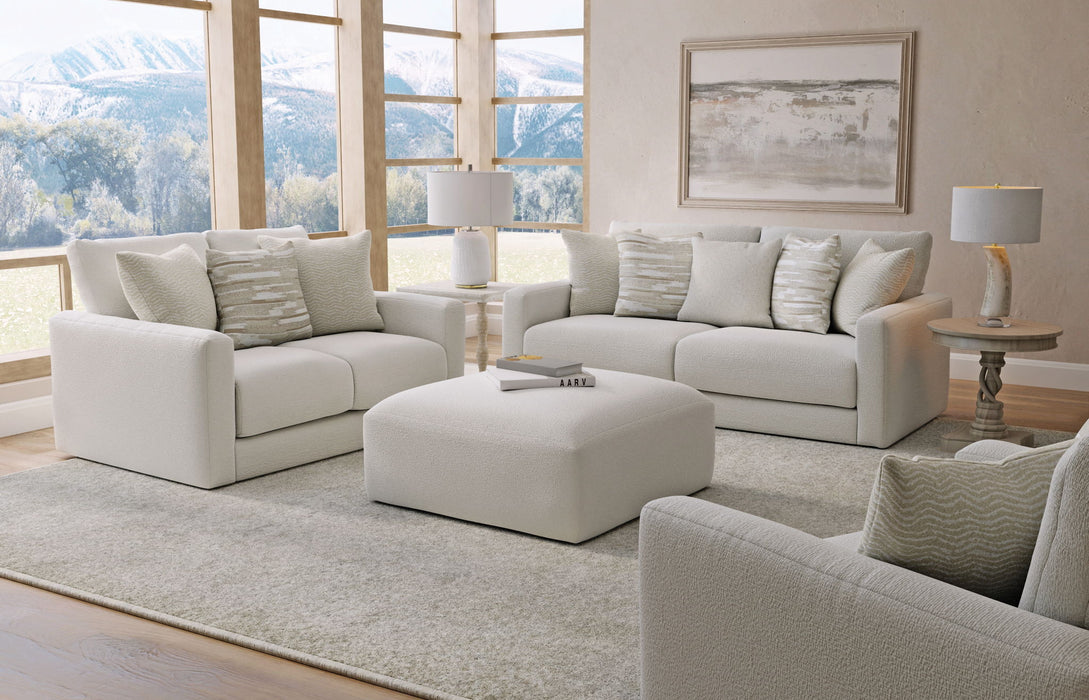 Amelia - Loveseat - Chalk – Stationary Loveseats by Jackson at Furniture Wholesale Plus , Nashville furniture store
