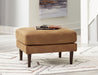 Telora - Ottoman - Caramel – Upholstered Ottomans by Signature Design by Ashley® at Furniture Wholesale Plus , Nashville furniture store