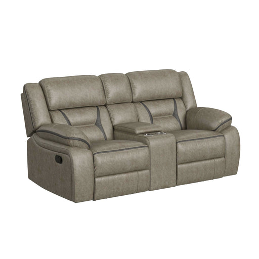 Engage - Motion Loveseat With Console – Reclining Loveseats by Elements International at Furniture Wholesale Plus , Nashville furniture store