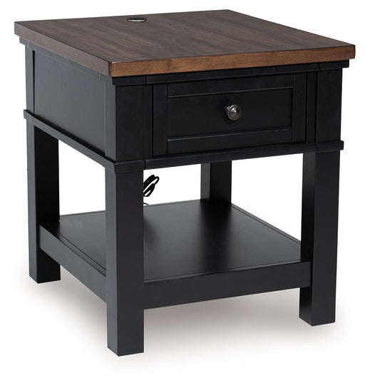 Wildenauer - Rectangular End Table - Brown / Black – End Tables by Signature Design by Ashley® at Furniture Wholesale Plus , Nashville furniture store