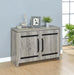 Enoch - 2 Door Engineered Wood Accent Cabinet - Gray Driftwood – Accent Cabinets by CoasterEveryday at Furniture Wholesale Plus , Nashville furniture store