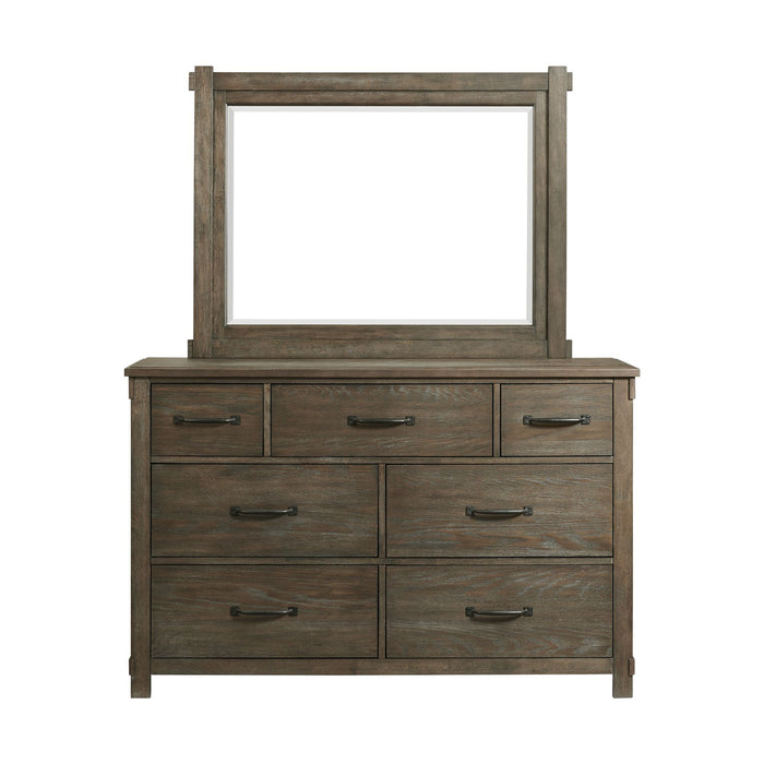 Scott - 7-Drawer Dresser With Mirror Set – Dresser & Mirror by Elements International at Furniture Wholesale Plus , Nashville furniture store
