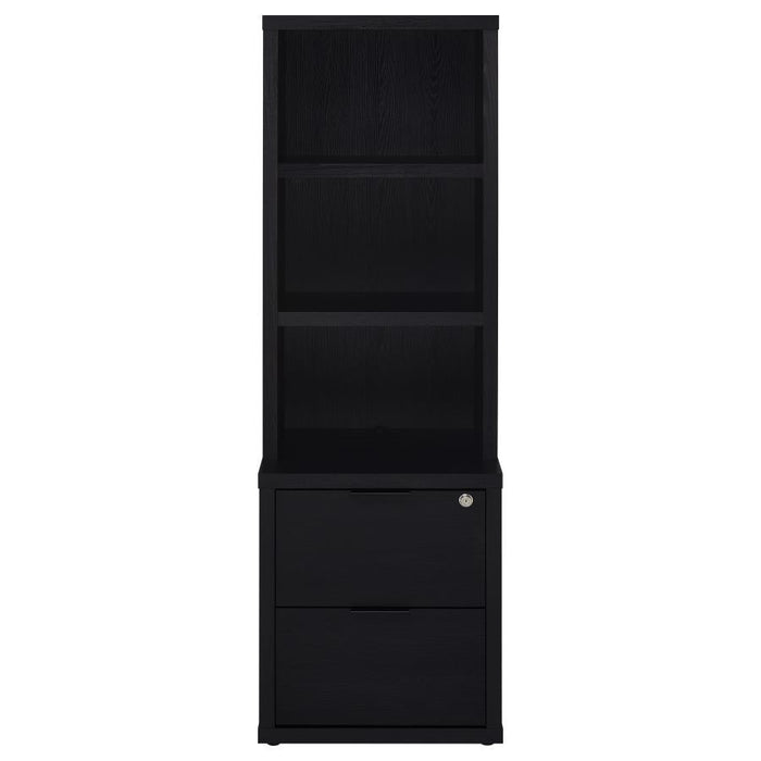 Westpark - 3-Shelf Bookcase USB And Lockable Drawer - Premium Standard Bookcases from Coaster Fine Furniture - Just $279! Shop now at Furniture Wholesale Plus  We are the best furniture store in Nashville, Hendersonville, Goodlettsville, Madison, Antioch, Mount Juliet, Lebanon, Gallatin, Springfield, Murfreesboro, Franklin, Brentwood