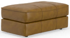Corvara - Top Grain Italian Leather Match Ottoman - Caramel – Upholstered Ottomans by Jackson at Furniture Wholesale Plus , Nashville furniture store