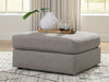 Lindon - Oversized Accent Ottoman - Smoke – Accent Ottomans by Benchcraft® at Furniture Wholesale Plus , Nashville furniture store